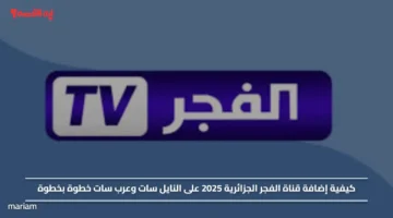 طريقة سهلة لإضافة قناة الفجر الجزائرية 2025 على نايل سات وعرب سات
